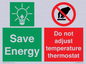 CC10648: Save Energy - Do not adjust temperature thermostat