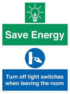 CC10651: Save Energy - Turn off light switches when leaving the room