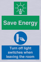CC10651: Save Energy - Turn off light switches when leaving the room