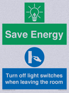 CC10651: Save Energy - Turn off light switches when leaving the room
