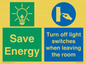 CC10651: Save Energy - Turn off light switches when leaving the room