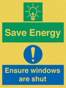 CC10656: Save Energy - Ensure windows are shut