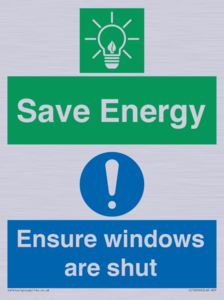 CC10656: Save Energy - Ensure windows are shut