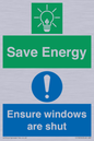 CC10656: Save Energy - Ensure windows are shut