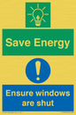 CC10656: Save Energy - Ensure windows are shut