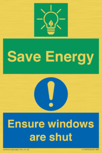 CC10656: Save Energy - Ensure windows are shut