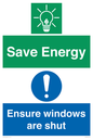 CC10685: Save energy. Ensure windows are shut