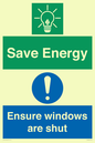CC10685: Save energy. Ensure windows are shut
