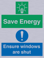 CC10685: Save energy. Ensure windows are shut