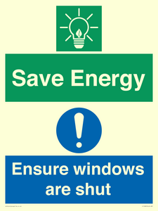 CC10685: Save energy. Ensure windows are shut