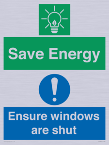 CC10685: Save energy. Ensure windows are shut