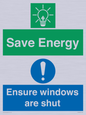 CC10685: Save energy. Ensure windows are shut
