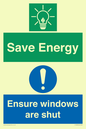CC10685: Save energy. Ensure windows are shut