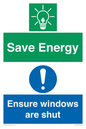 CC10685: Save energy. Ensure windows are shut