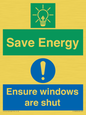 CC10685: Save energy. Ensure windows are shut
