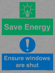 CC10685: Save energy. Ensure windows are shut