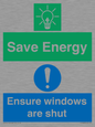 CC10685: Save energy. Ensure windows are shut