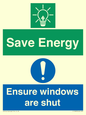 CC10685: Save energy. Ensure windows are shut