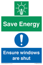 CC10685: Save energy. Ensure windows are shut