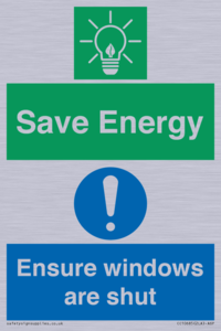 CC10685: Save energy. Ensure windows are shut