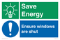 CC10685: Save energy. Ensure windows are shut