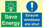 CC10685: Save energy. Ensure windows are shut