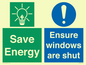 CC10685: Save energy. Ensure windows are shut