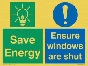 CC10685: Save energy. Ensure windows are shut
