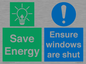 CC10685: Save energy. Ensure windows are shut