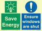 CC10685: Save energy. Ensure windows are shut