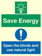 CC10689: Save Energy open the blinds and use natural light