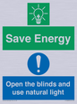 CC10689: Save Energy open the blinds and use natural light