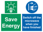 CC10707: Save energy. Switch off the microwave when you have finished