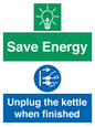 CC10709: Save Energy, Unplug the kettle when finished