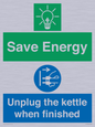 CC10709: Save Energy, Unplug the kettle when finished