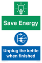 CC10709: Save Energy, Unplug the kettle when finished