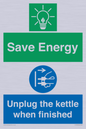 CC10709: Save Energy, Unplug the kettle when finished