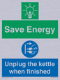 CC10709: Save Energy, Unplug the kettle when finished