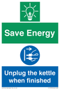 CC10709: Save Energy, Unplug the kettle when finished
