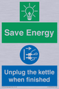 CC10709: Save Energy, Unplug the kettle when finished