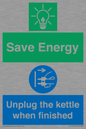 CC10709: Save Energy, Unplug the kettle when finished