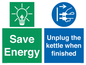 CC10709: Save Energy, Unplug the kettle when finished
