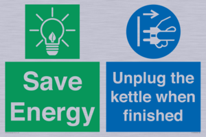 CC10709: Save Energy, Unplug the kettle when finished