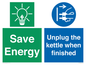 CC10709: Save Energy, Unplug the kettle when finished