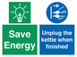CC10709: Save Energy, Unplug the kettle when finished