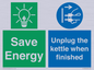 CC10709: Save Energy, Unplug the kettle when finished