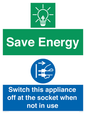 CC10711: Save Energy, Switch this appliance off at the socket when not in use