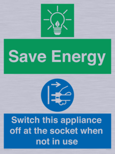 CC10711: Save Energy, Switch this appliance off at the socket when not in use