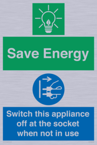 CC10711: Save Energy, Switch this appliance off at the socket when not in use