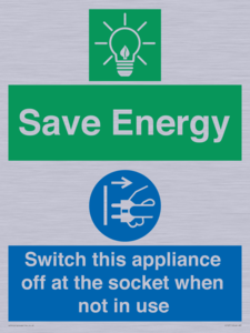 CC10711: Save Energy, Switch this appliance off at the socket when not in use